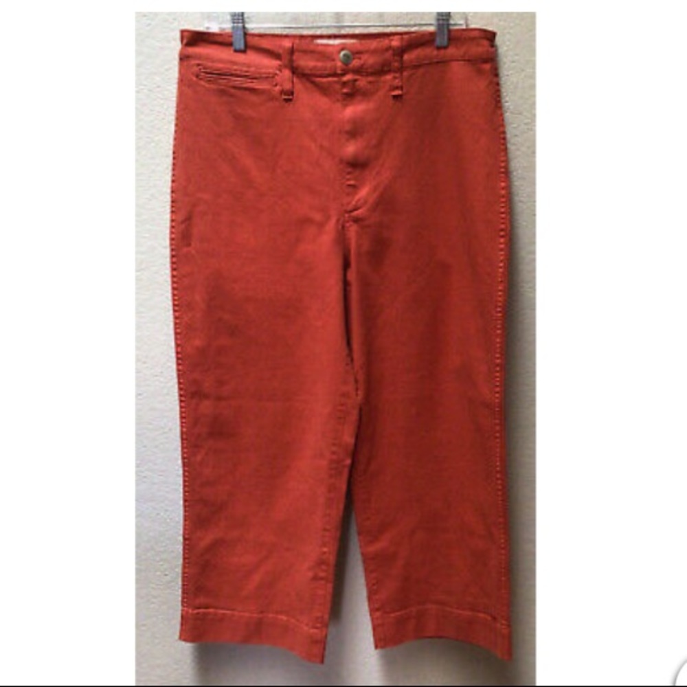 Madewell Slim Emmett Wide Leg Crop Pants